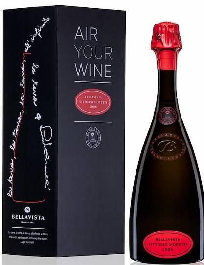 Игристое вино Bellavista Vittorio Moretti Franciacorta DOCG gift box  2013 750