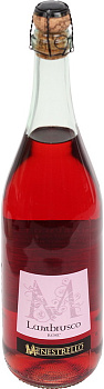 Игристое вино  Menestrello  Lambrusco Rosso 750 мл