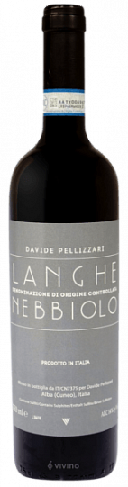 Вино Davide Pellizzari Langhe Nebbiolo 2021 750 мл 14%