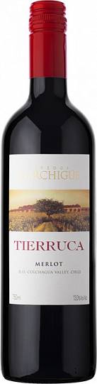 Вино Tierruca  Merlot  Colchagua Valley Тьеррука  Мерло DO  750 мл