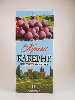 Вино Кипарис Каберне 1000 мл