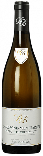 Вино Domaine Borgeot Chassagne-Montrachet 1er Cru Les Chenevottes   2017 750 мл 13%