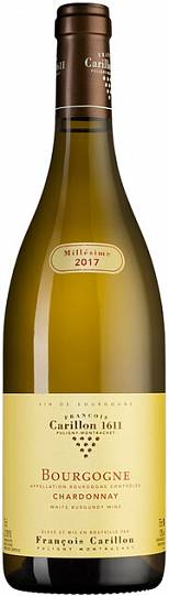 Вино Francois Carillon  Bourgogne AOC Chardonnay   2018 750 мл