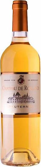 Вино Chateau de Rolland Sauternes AOC  2013 750 мл