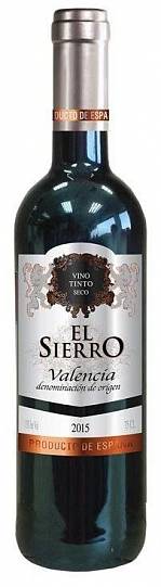Вино El Sierro vino tinto seco Эль Сиерро DO красное сухое 750 м