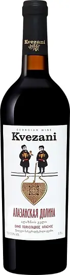 Вино Kvezani  Alazani Valley Red, 2022  750 мл  12%