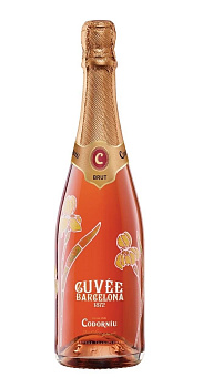 Игристое  Cava Codorniu Cuvée Barcelona  Brut  Кава Кюве Барселона Брют розовое 2021 750 мл