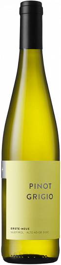 Вино Erste & Neue Kellerei   Pinot Grigio  Alto Adige DOC    2021 750 мл 13,5%