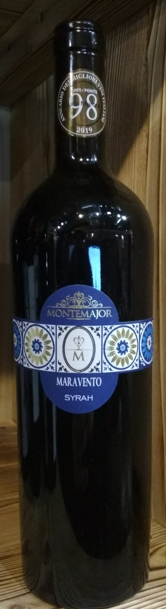 Вино Montemajor  Maravento Terre Siciliane Syrah  Монтемайор  Маравенто Терре Сицилиане Сира 2018   750 мл