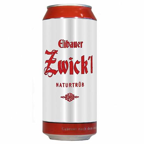 Пиво Eibauer  Zwick'l   Айбауэр    Цвикель   ж/б  500 мл