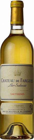 Вино Chateau de Fargues  Sauternes AOC  2002 750 мл