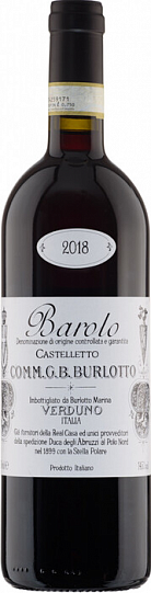 Вино G.B. Burlotto Barolo Castelletto  DOCG   2018 750 мл  14,5%