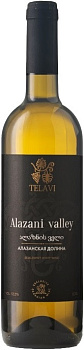 Вино Telavi Alazani Valley White Semi-Sweet Телави Алазанская Долина Белое полусладкое 750 мл