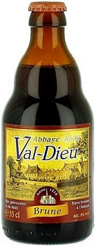 Пиво Val-Dieu  Brune Валь-Дье  Брюн стекло 330 мл