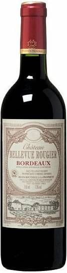 Вино Chateau Bellevue Rougier Bordeaux AOC 2016 750 мл