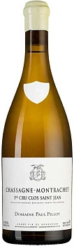 Вино Domaine Paul Pillot  Chassagne-Montrachet 1-er Cru Clos Saint Jean  AOC Blanc white  2022  750 мл