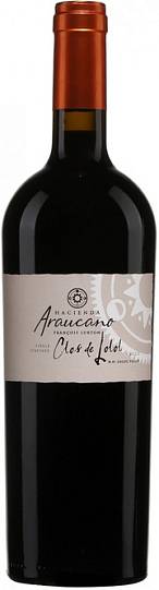 Вино Hacienda Araucano  Clos de Lolol  Rouge  Lolol DO  red 750 мл 