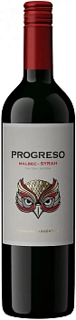 Вино Progreso Syrah-Malbec Mendosa  2021 750 мл