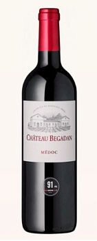 Вино Chateau Begadan  Medoc AOC  2019 750 мл