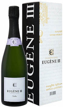 Шампанское Eugene III Tradition Brut  gift box  750 мл