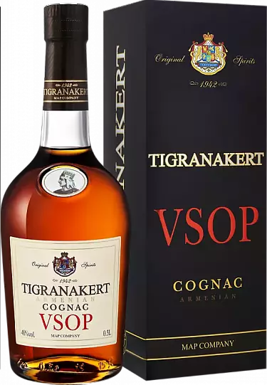 Коньяк  Tigranakert Armenian Brandy VSОР    gift box   500 мл  40%