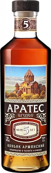 Коньяк  Arates 5 y.o. Armenian Brandy 500 мл  40 %