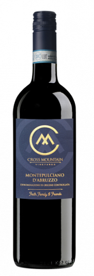 Вино  Cross Mountain Montepulciano d’Abruzzo   2022 750 мл 13,5 %