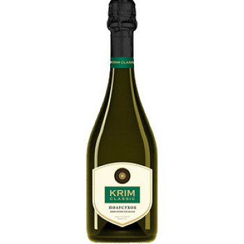 Игристое вино  "Krim Classic"  white semi-sec 750 мл