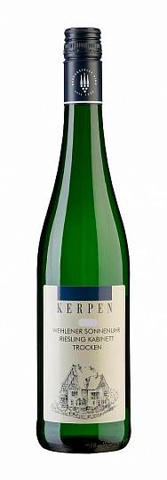 Вино Weingut Kerpen, Kerpen,Wehlener Sonnenuhr Riesling Kabinett Trocken, Pradikatswei