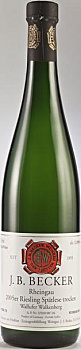 Вино J.B. Becker Riesling Kabinett trocken Wallufer Walkenberg Qualitätswein mit Prädikat  2014 750 мл