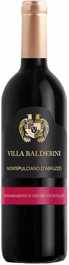 Вино "Villa Balderini" Montepulciano d'Abruzzo  2018    750 мл