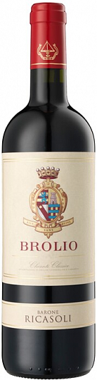 Вино Brolio Chianti Classico DOCG   2018 750 мл  13,5%