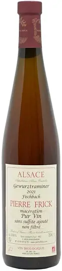 Вино   Pierre Frick Gewurztraminer Fischbach Alsace AOC  2021  750 мл  13,5%