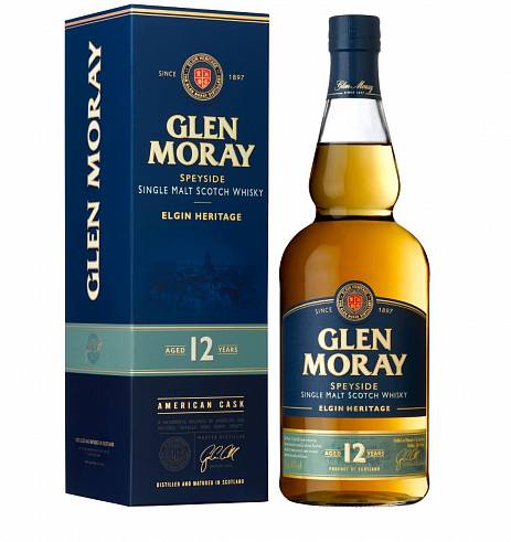 Виски  Glen Moray Single Malt Elgin Heritage 12 YO  gift box  700 мл