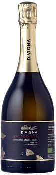 Игристое вино Divigna Conegliano Valderuste Conegliano Valdobbiadene Prosecco Superiore DOCG Extra Brut 2022 750 мл 11,5%
