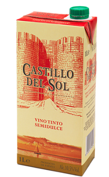 Вино Castillo del Sol  Tetra Pak   1000 мл