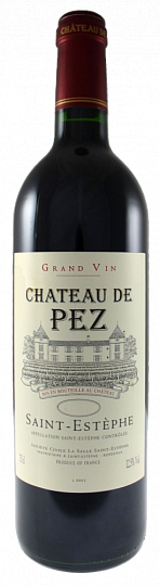 Вино Chateau de Pez Saint-Estephe 2015 750 мл