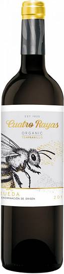 Вино Cuatro Rayas  "Organic" Tempranillo Roble  Rueda DO     2019 750 мл