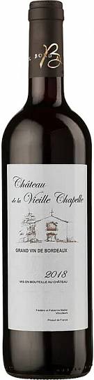 Вино Chateau de la Vieille Chapelle  Tradition  Bordeaux Superieur AOC   2020  750 м