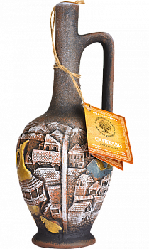 Вино Georgian Wine House  Сeramics Saperavi red dry Georgian Traditions  750 мл