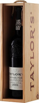 Портвейн Taylor's Vintage Port wooden box   2000  750 мл