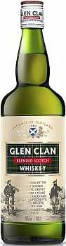 Виски Glen Clan   Blended Scotch Whisky  3year 700 мл