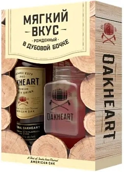 Ром  OakHeart gift box with cup 1000 мл