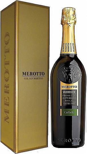 Игристое вино Merotto Colbelo Valdobbiadene Prosecco Superiore DOCG gift box 1