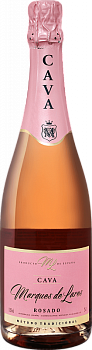 Игристое вино Lopez Morenas  Marques de Lares Cava Brut Rosado  DO   750 мл