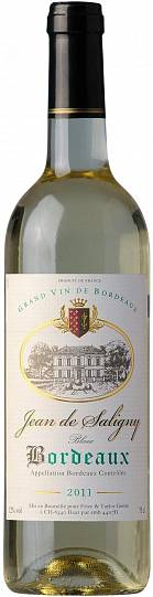 Вино Jean de Saligny Bordeaux AOC Blanc  2017 750 мл 
