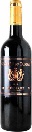 Вино Chateau du Cornet Bordeaux AOC  red  2018 750 мл 12,5%