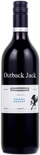 Вино Berton Vineyards Outback Jack Shiraz Merlot  2020 750 мл