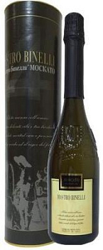 Игристое вино Mastro Binelli Premium Moscato in tube  750 мл