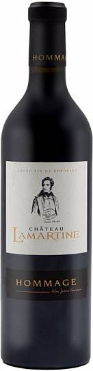 Вино Hommage du Chateau Lamartine Castillon Cotes de Bordeaux AOC   750 мл